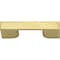Jeffrey Alexander 32 mm Center-to-Center Brushed Gold Square Sutton Cabinet Bar Pull 635-32BG - alternate 4